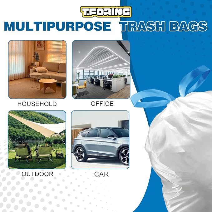 1.6 Gallon Mini Trash Bags Drawstring - Image 5