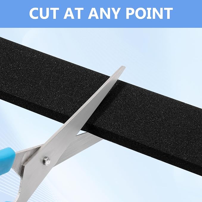 Weather Stripping Door Seal Strip- 2 Inch X 1/16 Inch X 32Feet, Strong Adhesive - Image 4