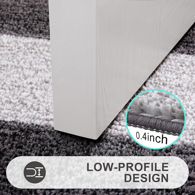 Kitinjoy Indoor Outdoor Door Mat, 59x24 Non-Slip Absorbent Dirt Trapper - Image 4