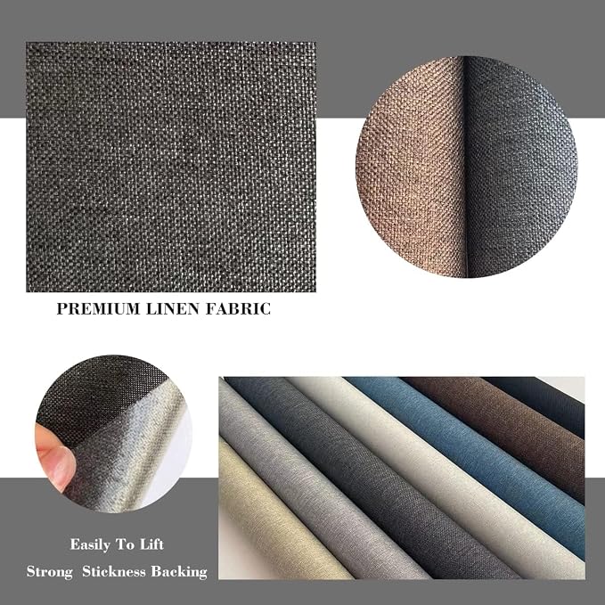 Fabric Repair Patches, 17X158 Inch Linen Repair Tape Self-Adhesive Fabric - Image 2