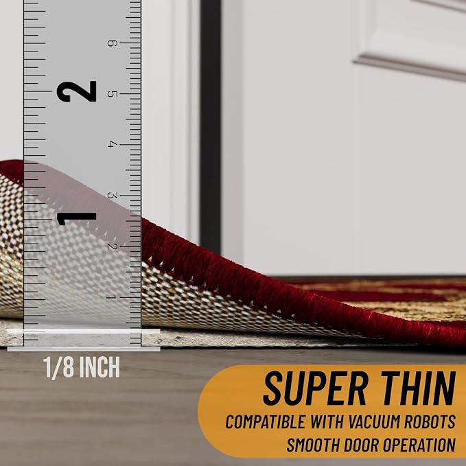 Ottomanson 2'7" x 11' Non-Slip Rug Pad Gripper 1/12 Inch Ultra Thin Dual - Image 6