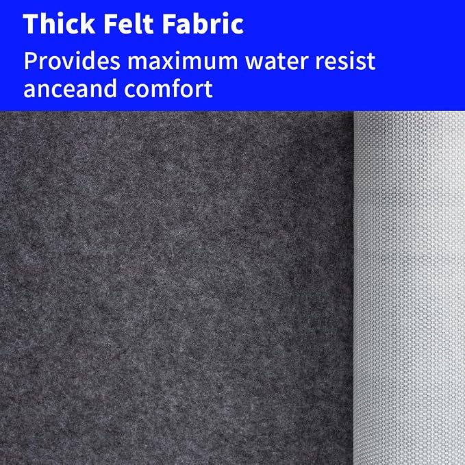 100% Waterproof Non-Slip 1/4” Extra Thick 5x7 ft Rug Pad - Image 4