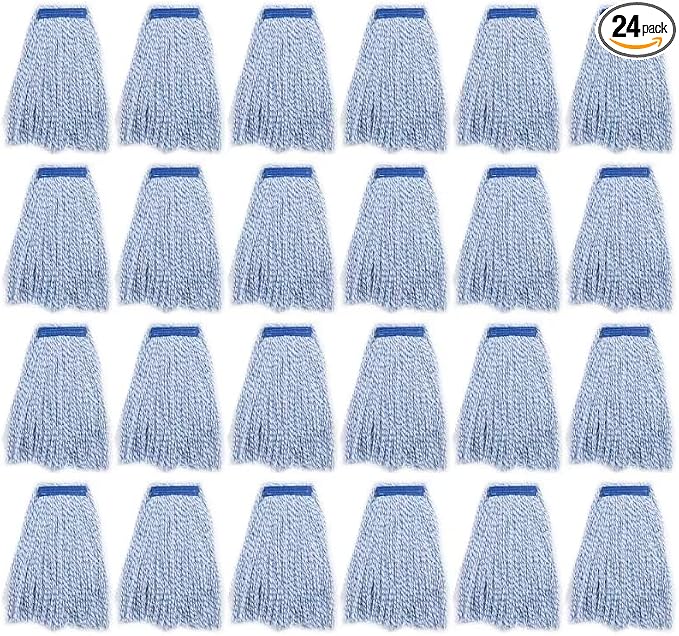 Matthew Cleaning Looped-Open Cotton Wet Mop 1.25'' Universal Headband Heavy by MATTHEWCLEANINGPRODUCTS