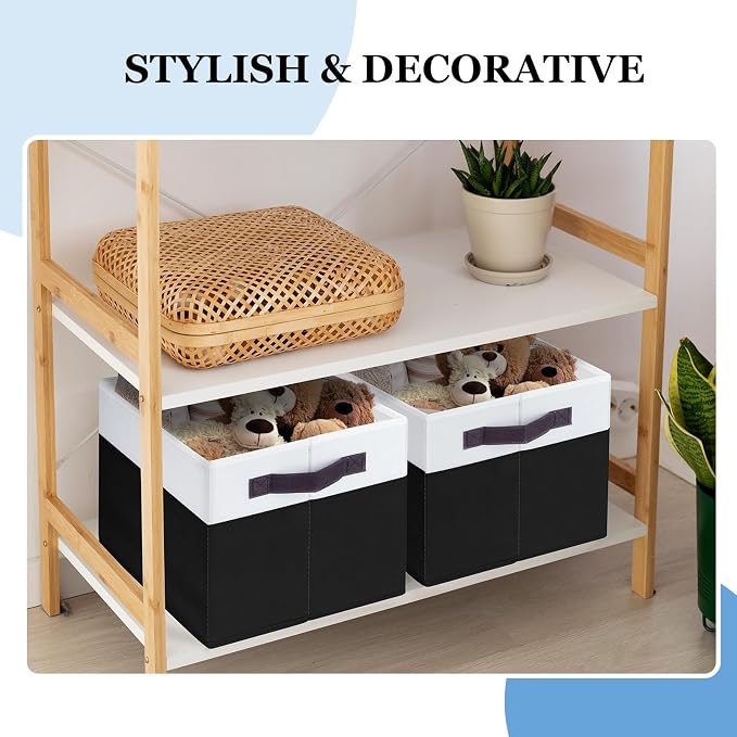 Criusia 6 Pack Closet Organizers and Storage Bins, Cute Dorm Room Essentials - Image 6