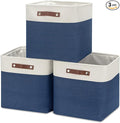 HNZIGE Baskets Fabric Storage Cubes Bins Baskets Storage Baskets Cube by HNZIGE