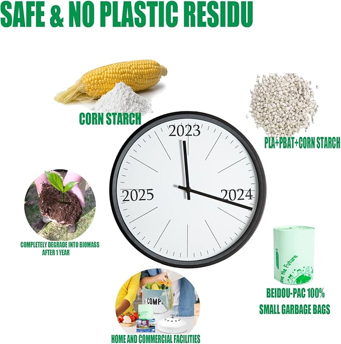 1.6 Gallon Compostable Trash Bags - Image 7