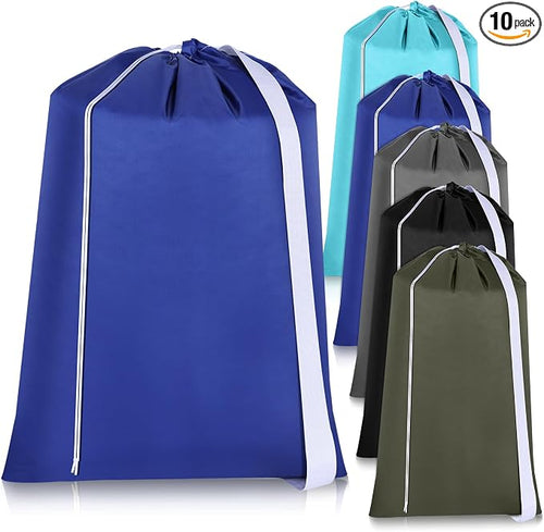 10 Pcs Nylon Extra Large Laundry Bag by SilTriangle