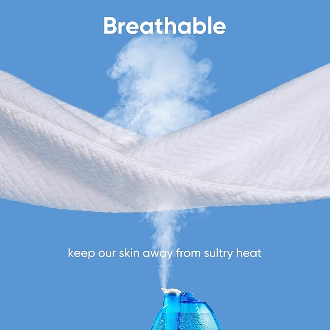 Cooling Waterproof Mattress Protector Twin XL Size, Mattress Cover 3D Air - Image 4