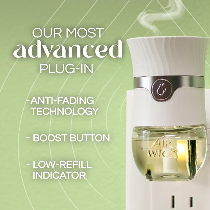 Air Wick Plug in Scented Oil Refill, 5 ct, Fresh Pine and Juniper, Air Freshener - Image 3