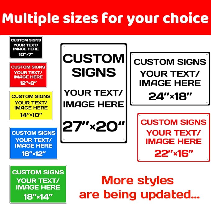 Aluminum Weatherproof Metal Sign - Image 5