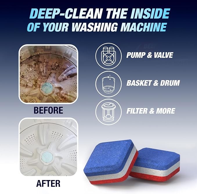 Washing Machine Cleaner Tablets 28 Pack - Image 2