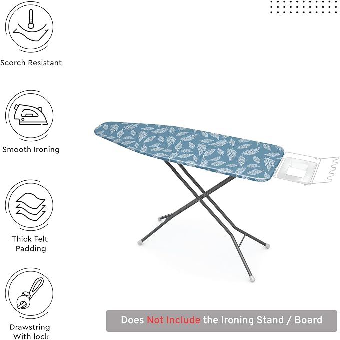 Encasa XO Ironing Board Cover and Pad 42"x14" - Image 3