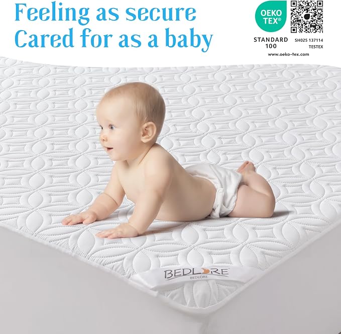 BEDLORE Waterproof Mattress Protector, California King Size Noiseless Mattress - Image 8