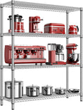 1760 LBs 4 Tier Storage Rack Metal Wire Shelving Unit, Storage Standing Shelf by MEIGAOPLASTICANDMETALHKCOLIMITED