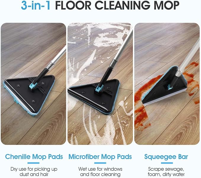25 Feet High Ceilings Baseboard Wall Cleaner Mop - Image 4