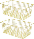 SANNO Wire Baskets Storage Baskets, Freezer Bakets Pantry Baskets Kitchen by SANNO