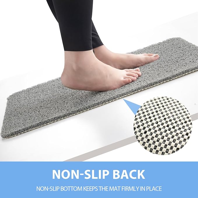 Non-Slip Bathtub Mat, 2 Pack Anti Slip Shower Mat, Fast Drying Bathtub Mats - Image 4
