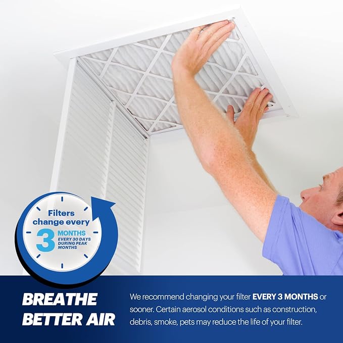 BNX TruFilter 20x20x1 MERV 13 AC Furnace Air Filter - Image 7