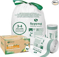 Compostable Kitchen Waste Trash Bags 3-4 Gallon Heavy Duty 100% Biodegradable by Sypyng