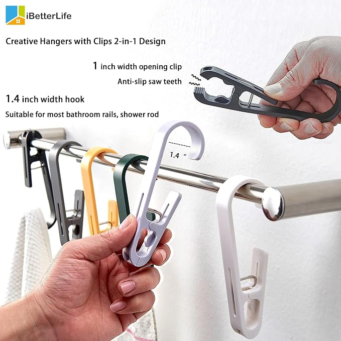 iBetterLife 4Pcs Laundry Hooks - Image 8