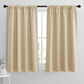 RYB HOME Room Darkening Curtains Small Window Treatment Blackout Draperies by RYBHOME