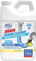 SANI 360° Drain Power Cleaner, Enzyme Gel Formula, Deodorizer, Stops Clogs by SANI360%C2%B0
