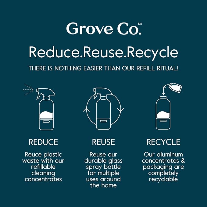 Grove Co. Tub and Tile Cleaner, Refill Concentrate Plant-Based Household - Image 5