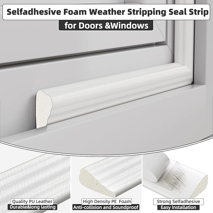 16.4 Ft Weather Stripping Seal Strip - Image 2
