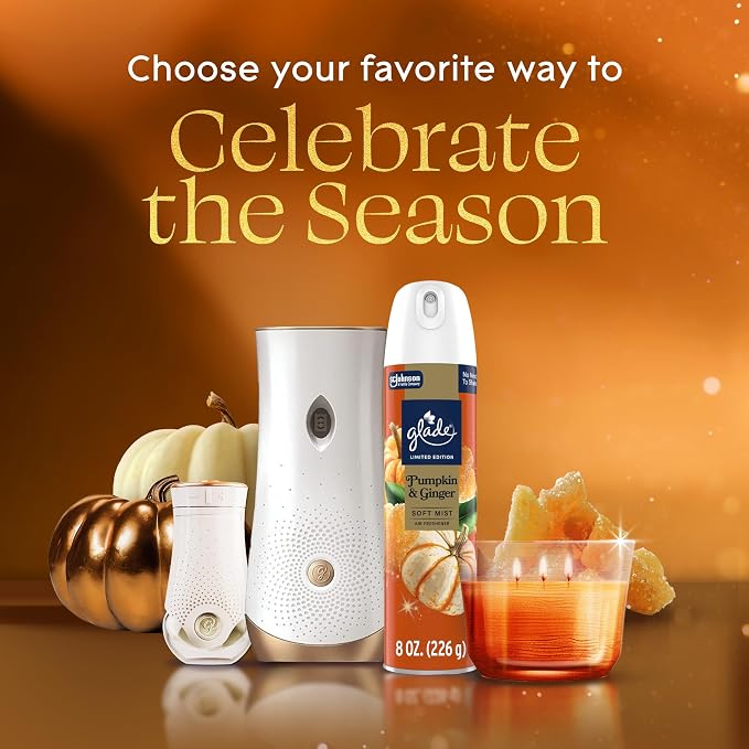 Glade Automatic Spray Refill, Pumpkin & Ginger, Scented Air Freshener - Image 7