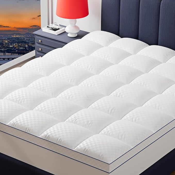 Mattress Topper California King Mattress Pad Cover Mattress Protector by Reitti