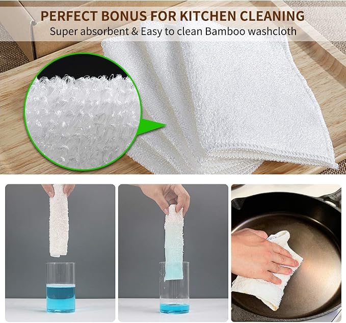 Most Flexible Cast Iron Scrubber, 316L Cast Iron Cleaner Chainmail Scrubber - Image 4