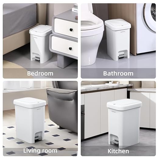 MOPALL Slim Bathroom Trash Can - Image 6