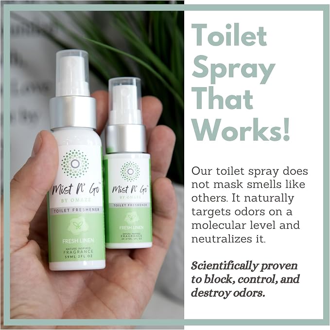 Mist N' Go by Omaze Travel Bathroom Spray - Image 3