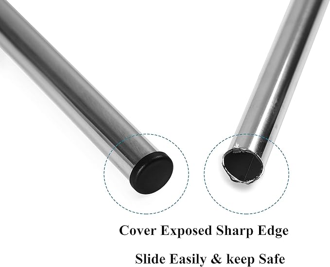 Furnigear Plastic Plugs Tubing End Caps Chair End Caps 11/16" Outside Bottom - Image 4