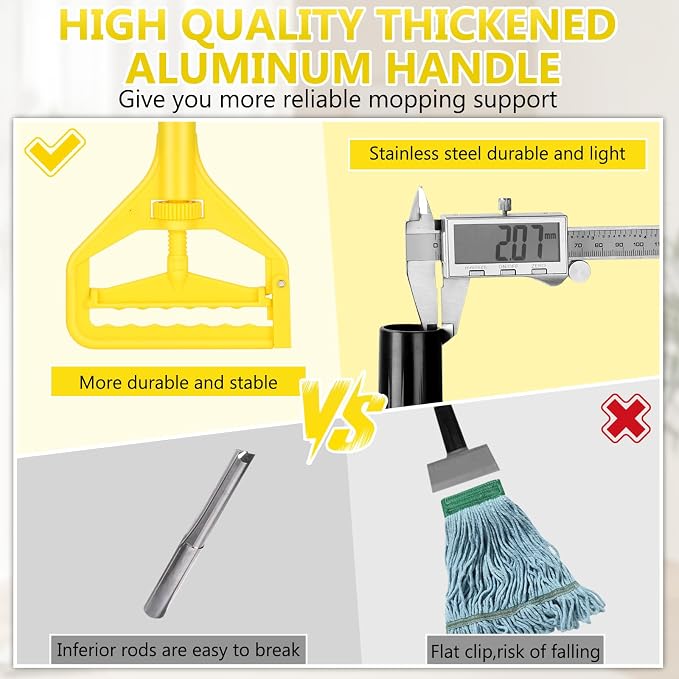 Beyoco Heavy Duty Commercial Industrial Cotton Mop - Image 3