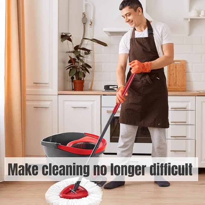 3Pcs Spin Mop Replacement Heads, Easy Cleaning Spin Mop Head, Deep Clean - Image 6