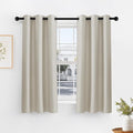 PONY DANCE Black Out Curtains for Bedroom 54 inch Length 2 Panels Set, Thermal by PONYDANCE