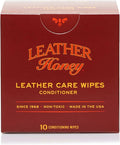Leather Honey Conditioner Wipes: Restore Leather On-The-Go. Protect & Condition by LeatherHoney