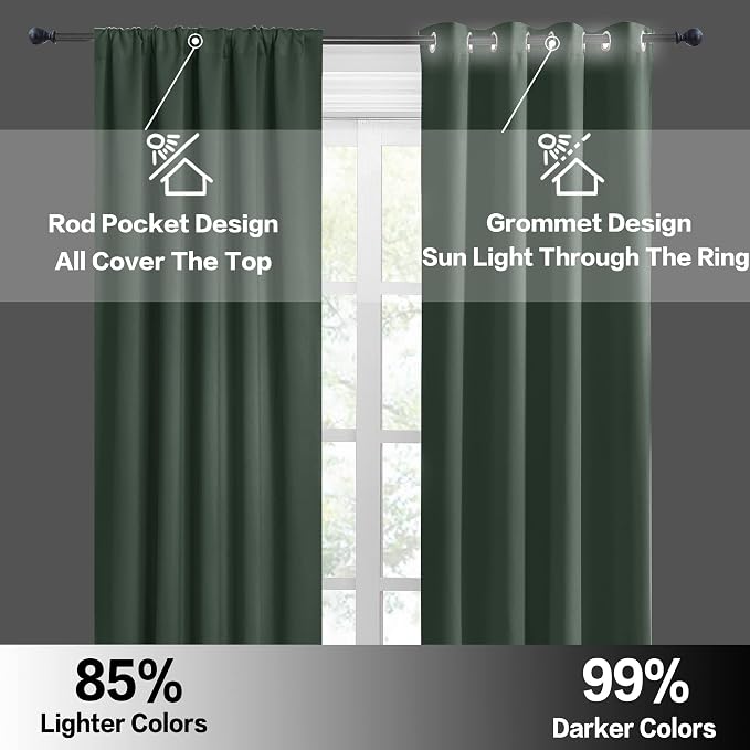 RYB HOME Bathroom Window Curtains - Image 6