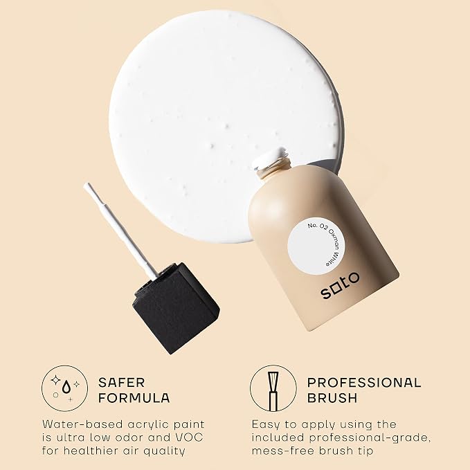 soto White Paint Touch Up, Matte Finish - Image 5