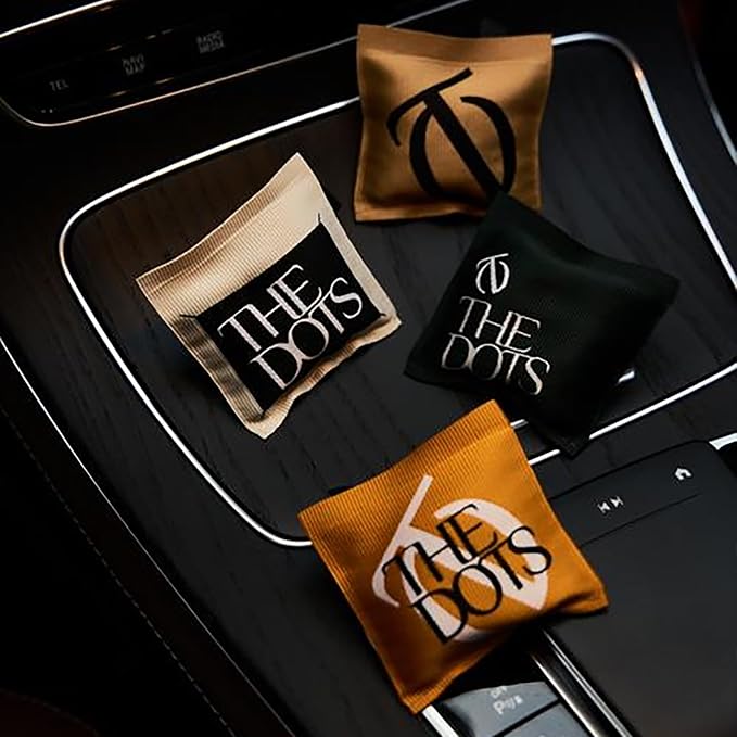 THEDOTS Series Sicilian Orange Car Vent Clip, Fabric Sachet Air Freshener - Image 5