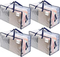 VENO 4 Pack Moving and Storage Bags, Heavy Duty, Alternative to Moving Boxes by Veno