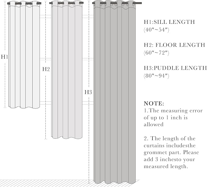 PONY DANCE Stone Blue Small Curtains - Image 7