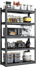 Heavy Duty Garage Shelving, Metal Storage Shelves, Adjustable 5 Tier Metal by Unknown
