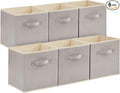 Lifewit Collapsible Fabric Storage Cubes Bins Set 11 Inch, Foldable Cubby by Lifewit