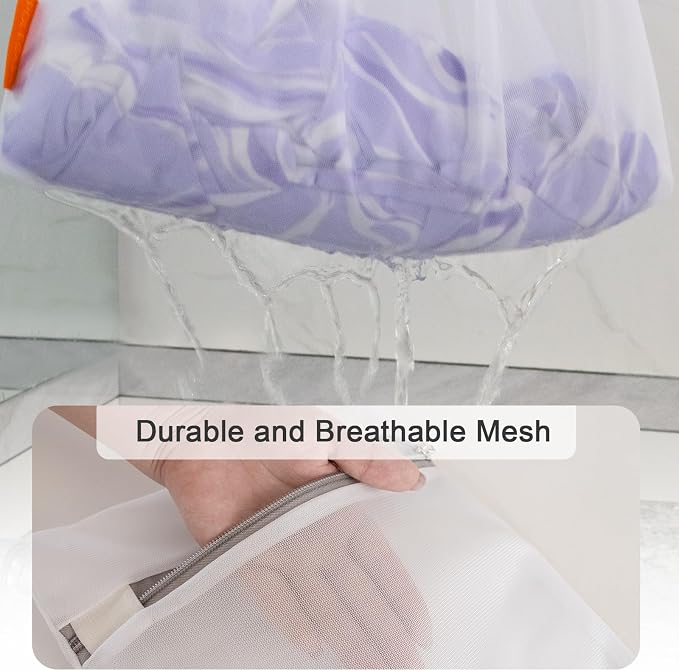 Polecasa 3Pcs 16 x 20 Inches Extra Durable Fine Mesh Laundry Bags - Image 2