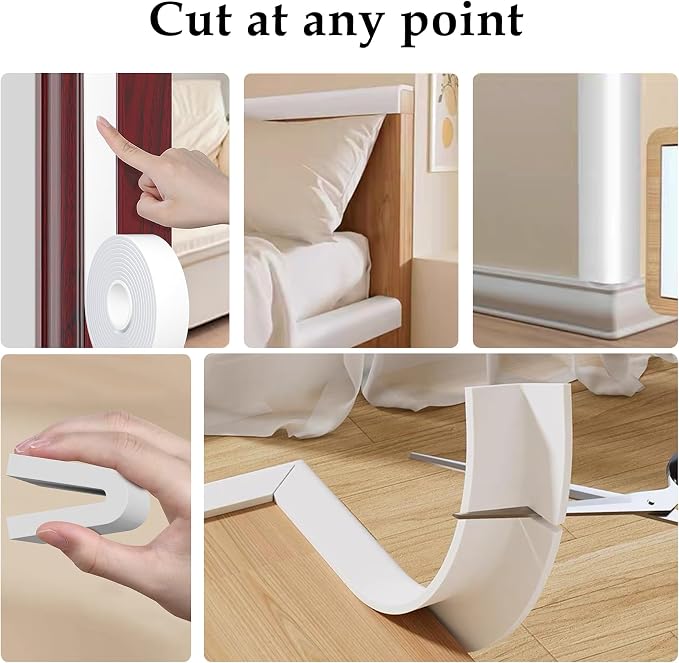Weather Stripping Door Seal White, 1Inch Wide X 1/4 Inch Thick, Air Conditioner - Image 5