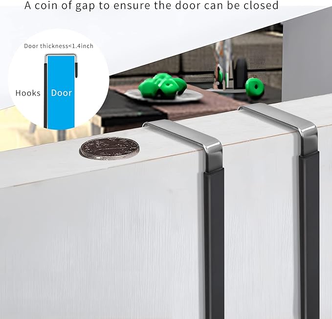 FYY Over the Door Hooks, 6 Pack Door Hangers Hooks - Image 5