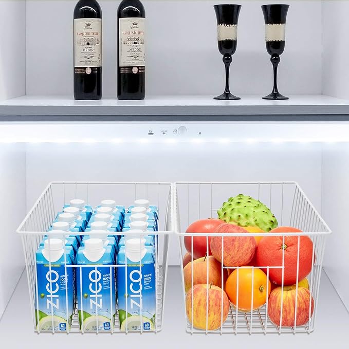 Freezer Organizer Bins, Upright Freezer Baskets - Image 6