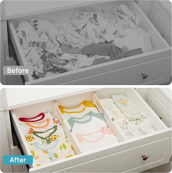 Vtopmart 6 Pack Drawer Dividers - Image 5
